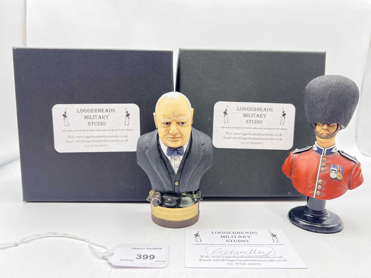 Lot 399 - Loggerheads Military Studio - 100mm Scale Resin Military Busts