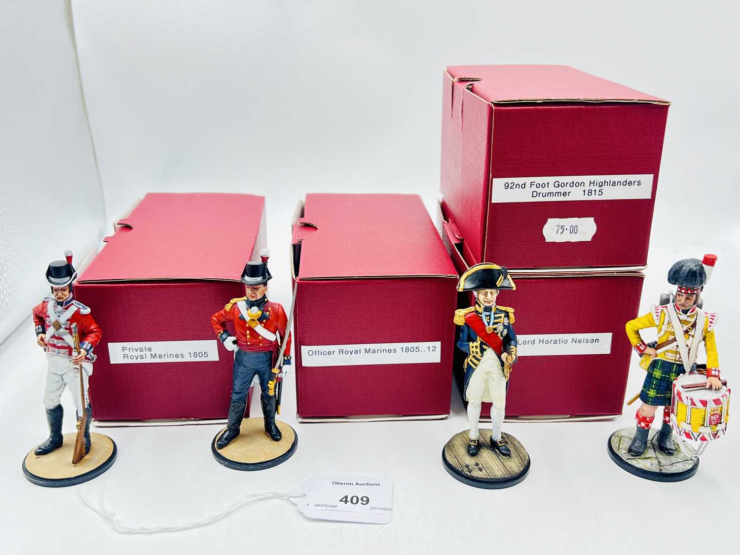 Lot 409 - The British Toy Soldier Company - [Rose & Tradition Castings] 90mm Scale Collectors Series