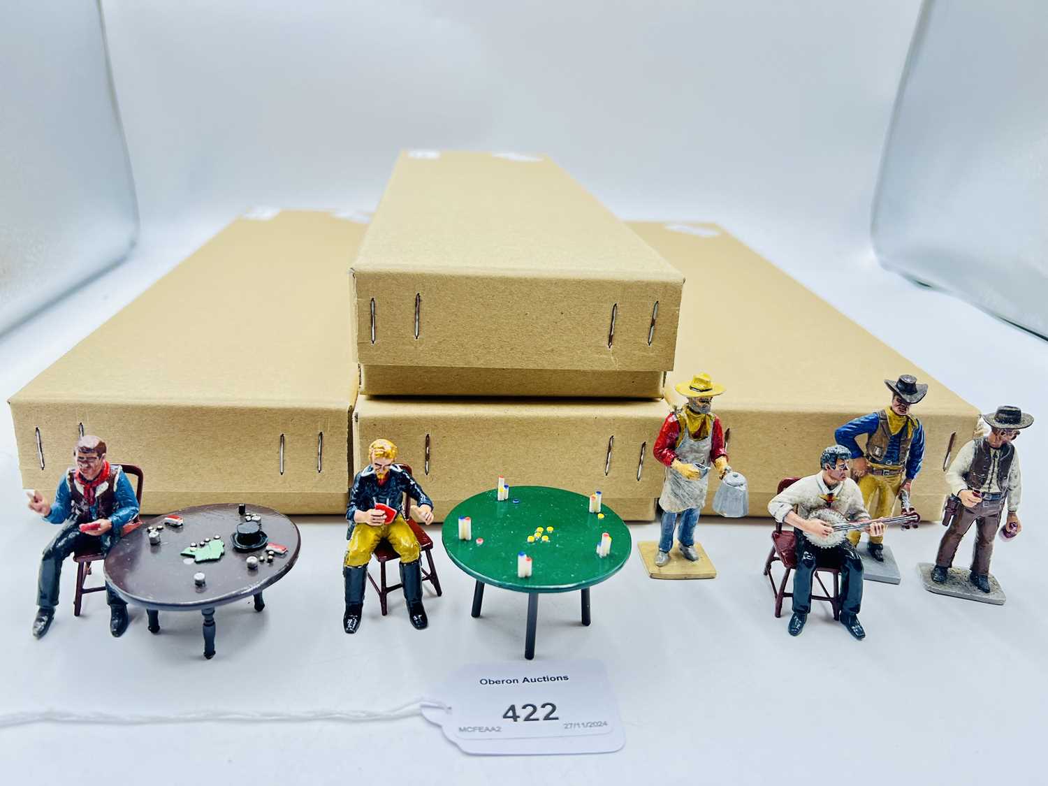 Lot 422 - Minimen Figurines by Figarti Designer Jack Updyke, The Old West Range, 2004