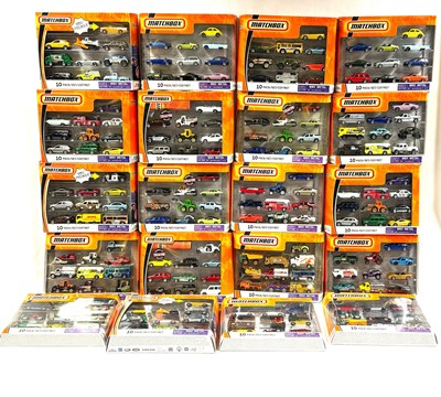 Lot 2 - Matchbox Die-Cast Modern Issue 10 Pack sets x 20 MIB (SEE PICTURES)