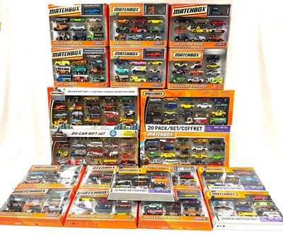 Lot 13 - Matchbox Modern Issue Diecast 20 & 10 packs x 19 MIB (SEE PICTURES)