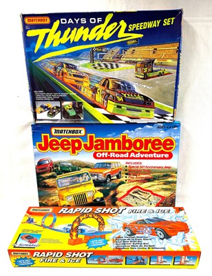 Lot 15 - Matchbox Diecast playsets x 3 MIB