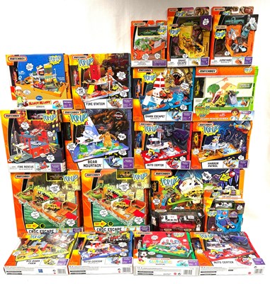 Lot 19 - Large quantity of Matchbox Modern Issue Diecast vehicles and playsets MIB (SEE PICTURE)