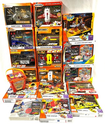 Lot 20 - Matchbox Modern Issue Diecast vehicles and playsets x 18 MIB (SEE PICTURE)