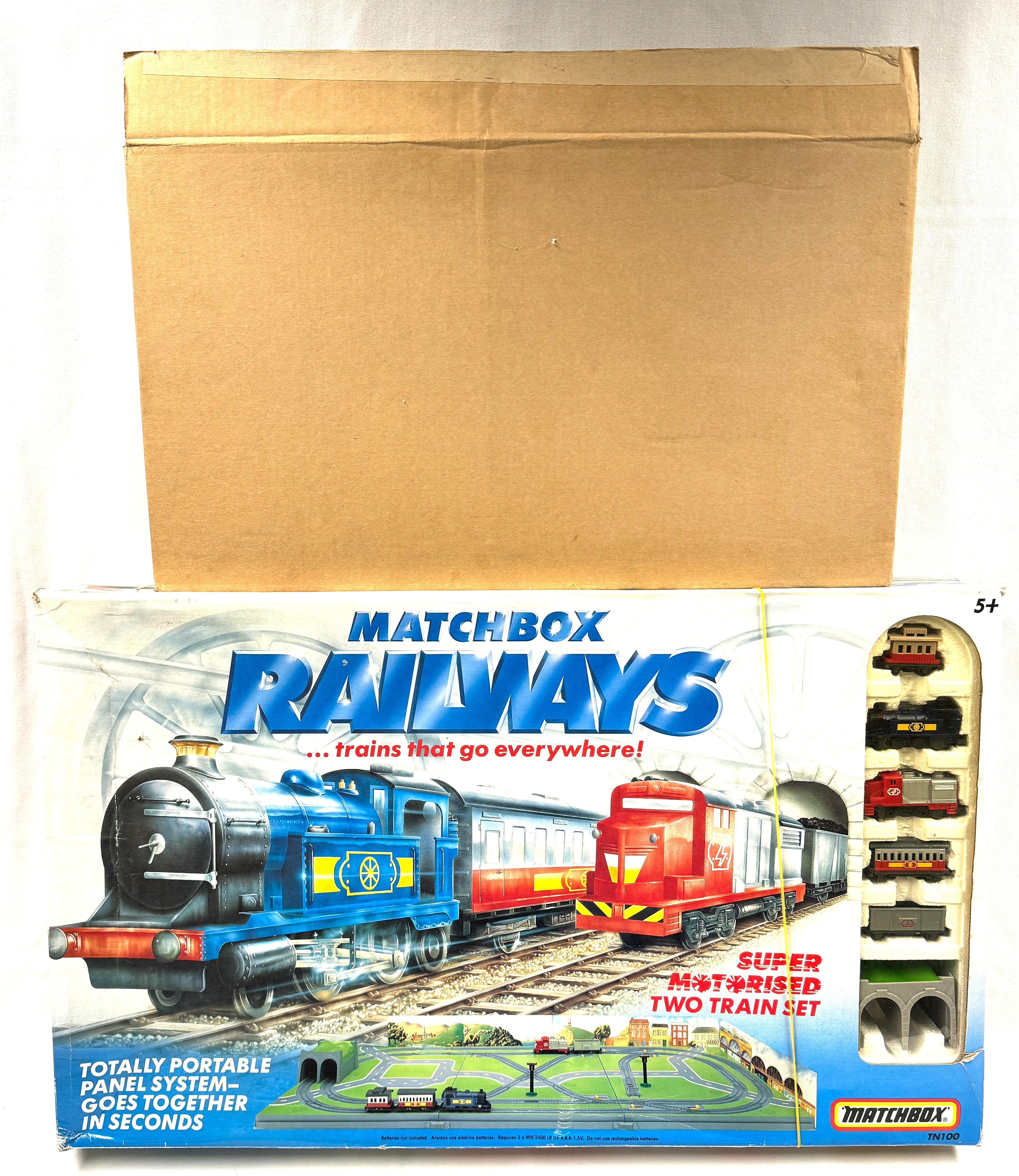 Matchboxes Train Lot 34 - Matchbox Railways Train sets x 2 MIB