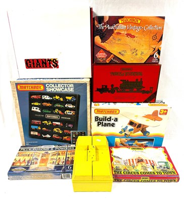 Lot 41 - Selection of Matchbox Model sets, Carry Cases and Display units. MIB SEE PICTURES