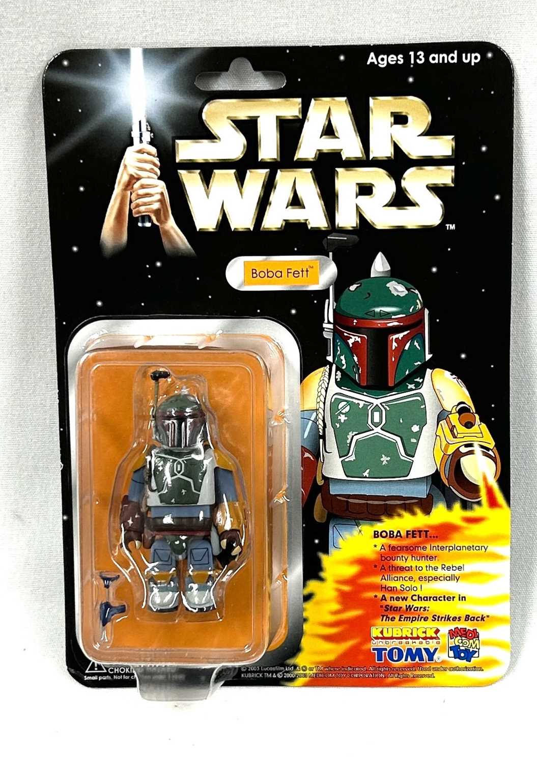 Lot 116 - Kubrick Star Wars Boba Fett Bape Gallery Medicom Toy Exhibition 03 Exclusive figure MISP