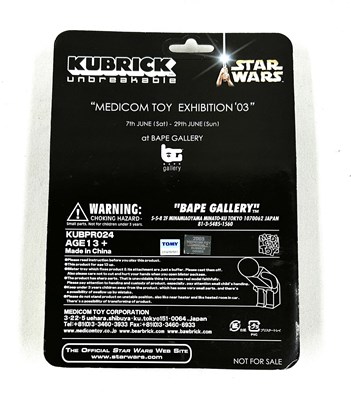 Lot 116 - Kubrick Star Wars Boba Fett Bape Gallery Medicom Toy Exhibition 03 Exclusive figure MISP