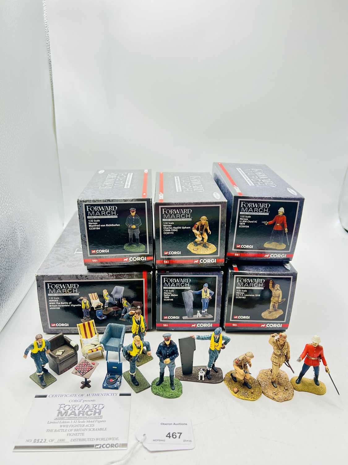 Lot 467 - Corgi "Forward March" Series - Heroes Series
