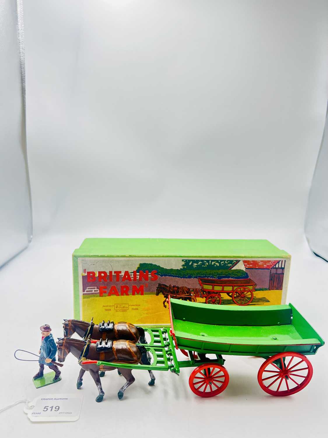 Lot 519 - Britains - Set 5F - Farm Wagon, [Post War Version - Mid 1950`s Issue]