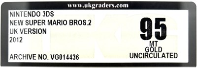 Lot 56 - Nintendo 3DS New Super Mario Bros 2 UK Version 2012 - UKG Graded 95 Mint Gold Uncirculated