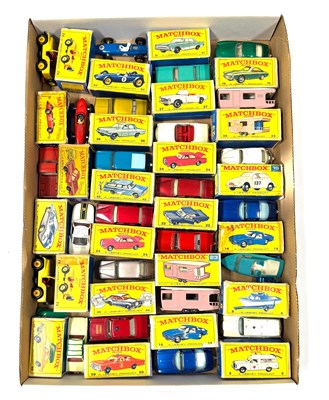 Lot 44 - Matchbox Regular Wheels Group of Mid to Late 1960's Issue Cars & Trailers