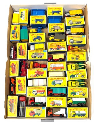 Lot 46 - Matchbox Regular Wheels Group of Mid to Late 1960's Issue Commercial & Farm Vehicles