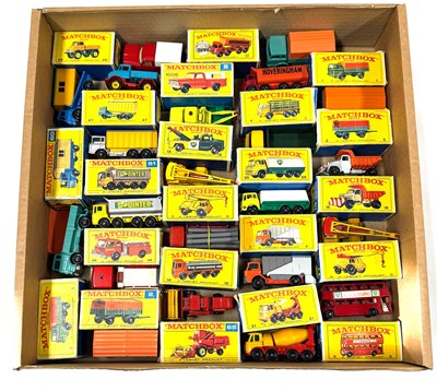 Lot 52 - Matchbox Regular Wheels Group of Mid to Late 1960's Issue Commercial Vehicles