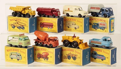 Lot 69 - Matchbox Regular Wheels Group of Early to Mid 1960's Issue Commercial Vehicles