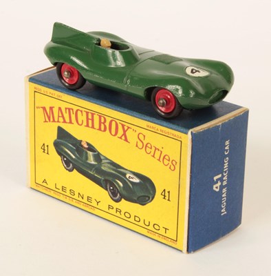 Lot 102 - Matchbox Regular Wheels 41b Jaguar D-Type RARE RED PLASTIC HUBS