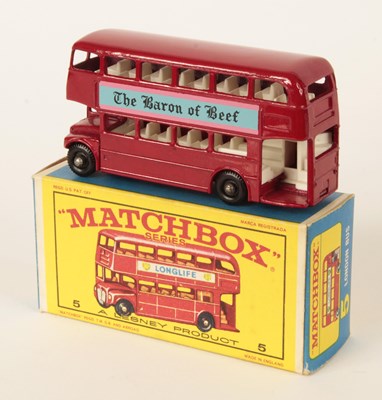 Lot 109 - Matchbox Regular Wheels 5d London Routemaster Bus Promotional Issue "Baron of Beef"