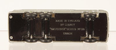 Lot 112 - Matchbox Regular Wheels 66c Greyhound Coach RARE CLEAR WINDOWS