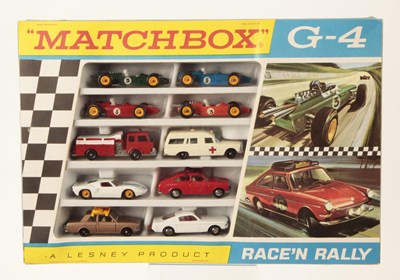 Lot 114 - Matchbox Regular Wheels G-4 Race 'n Rally Gift Set.