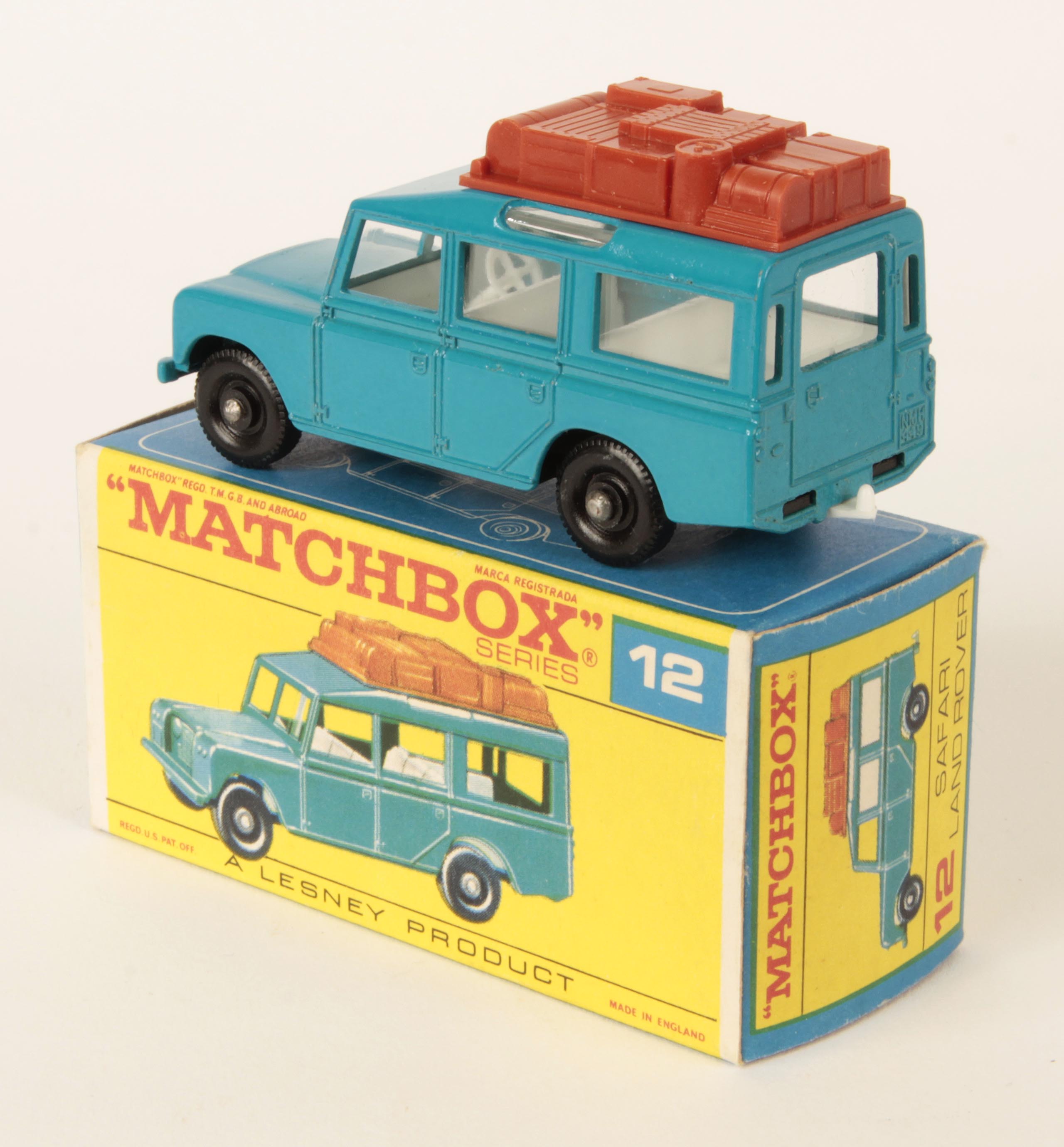 MATCHBOX 12 SAFARI LAND ROVER BOITE VIDE D'ORIGINE MATCHBOX 12 SAFARI LAND ROVER BOITE VIDE D'ORIGINE
