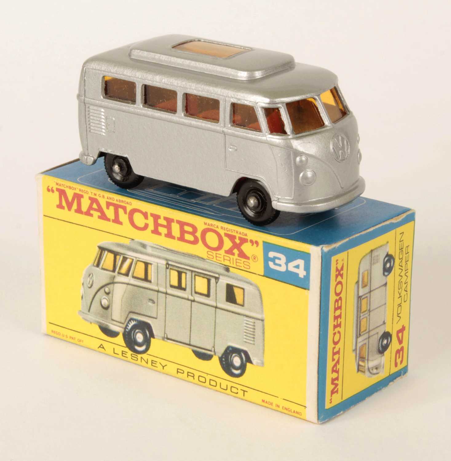 Lot 120 - Matchbox Regular Wheels 34c Volkswagen Transporter Camper Van