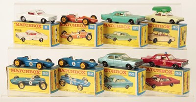 Lot 123 - Matchbox Regular Wheels Group of Late 1960's Issue Cars.