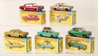 Lot 124 - Matchbox Regular Wheels Group of Late 1960's Issue Cars.