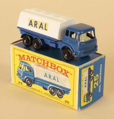 Lot 141 - Matchbox Regular Wheels 25c Bedford TK Aral Tanker.