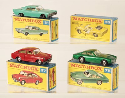 Lot 153 - Matchbox Regular Wheels Group of Late 1960's Issue Cars.