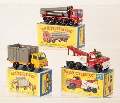 Lot 154 - Matchbox Regular Wheels Group of Mid to Late 1960's Issue Commercial Vehicles..