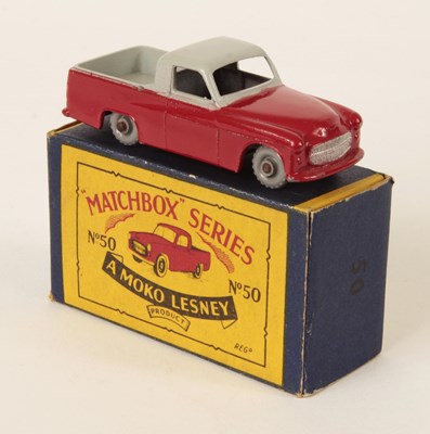 Lot 163 - Matchbox Regular Wheels 50a Commer Pick-Up Truck - Stannard Code 13.