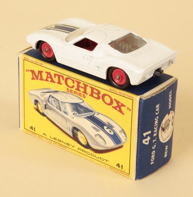 Lot 167 - Matchbox Regular Wheels 41c Ford GT40 RARE RED PLASTIC HUBS.
