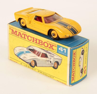 Lot 168 - Matchbox Regular Wheels 41c Ford GT40 RARE YELLOW BODY.