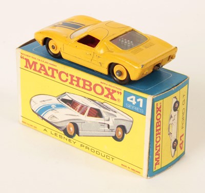 Lot 168 - Matchbox Regular Wheels 41c Ford GT40 RARE YELLOW BODY.