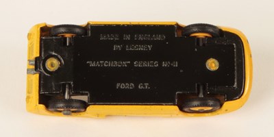 Lot 168 - Matchbox Regular Wheels 41c Ford GT40 RARE YELLOW BODY.
