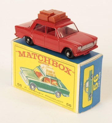 Lot 169 - Matchbox Regular Wheels 56b Fiat 1500 RARE RED BODY.