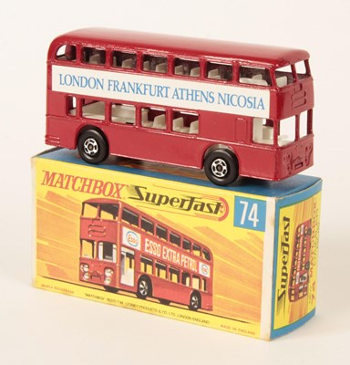 Lot 198 - Matchbox Superfast 74a Daimler Fleetline Bus RARE PROMOTIONAL ISSUE "FLY CYPRUS AIRLINES"