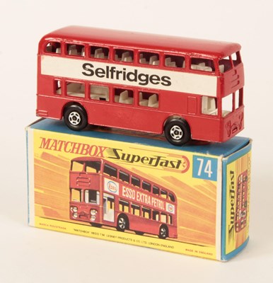 Lot 208 - Matchbox Superfast 74a Daimler Fleetline Bus RARE PROMOTIONAL ISSUE "SELFRIDGES"