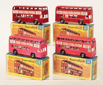 Lot 210 - Matchbox Superfast 4 x 74a Daimler Fleetline Bus "Esso"