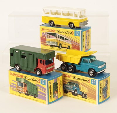 Lot 222 - Matchbox Superfast Group of Early 1970's Issue Commercial Vehicles