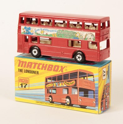 Lot 224 - Matchbox Superfast 17b Londoner Bus RARE PROMOTIONAL ISSUE "CHAMBOURCY YOGURTS"