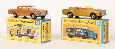 Lot 249 - Matchbox Superfast Pair of Early 1970's Issue Cars.