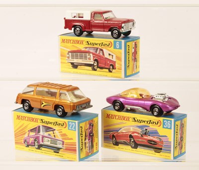 Lot 261 - Matchbox Superfast Group of Early 1970's Issue Models.