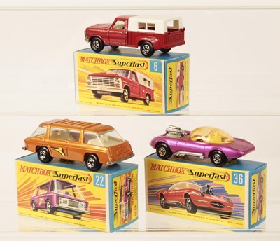 Lot 261 - Matchbox Superfast Group of Early 1970's Issue Models.
