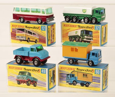 Lot 267 - Matchbox Superfast Group of Early 1970's Issue Commercial Vehicles.