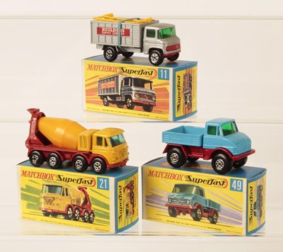 Lot 269 - Matchbox Superfast Group of Early 1970's Issue Commercial Vehicles