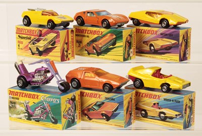 Lot 271 - Matchbox Superfast Group of Early to Mid 1970's Issue Cars & Motorcycles