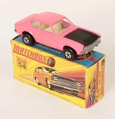 Lot 272 - Matchbox Superfast 54b Ford Capri - SCARCE DAYGLO PINK BODY WITH MATT PAINT FINISH