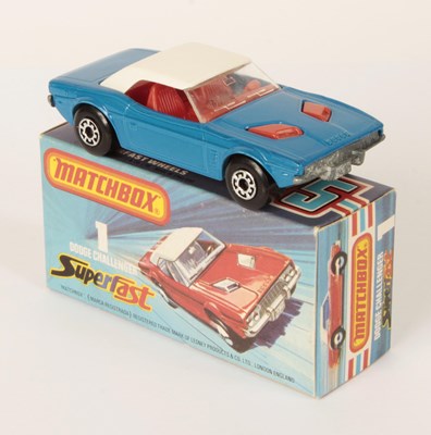 Lot 274 - Matchbox Superfast 1c Dodge Challenger - RARE DARK BLUE BODY