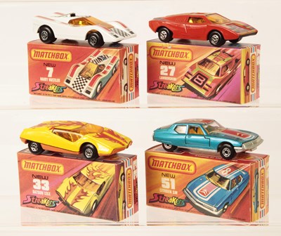 Lot 278 - Matchbox Superfast Group of Streakers